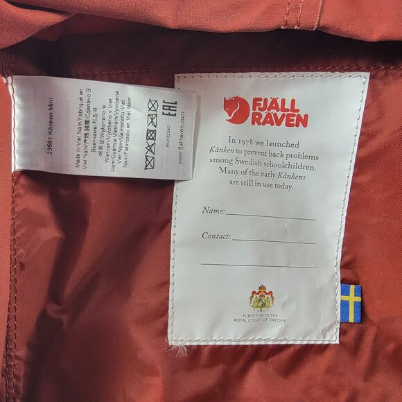 Fjallraven Kanken Backpack Deep Red Backpack Travel Casual School College Out